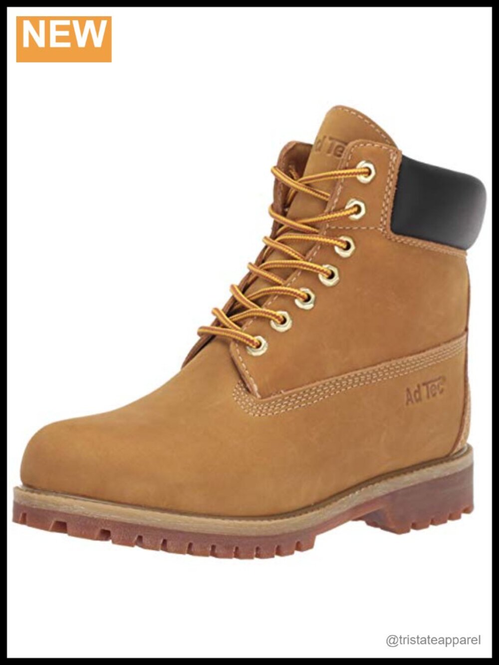 Women's Steel Toe Nubuck Work Boots Waterproof Leather Lace Up